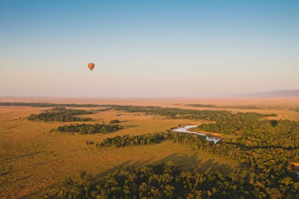 Ballooning over the Mara